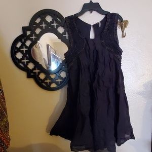 Freepeople Black Mini Dress